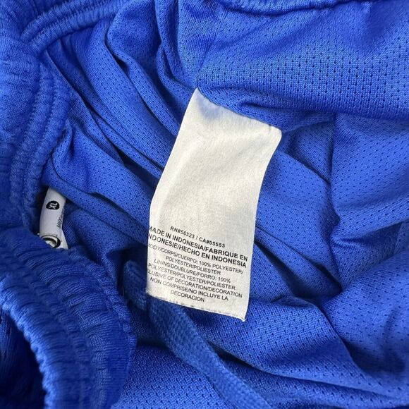Nike Dri-Fit Basketball Shorts Mens XL Blue Knit Activewear Y2K Athletic Sports - Picture 6 of 8